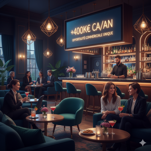 Bar à atmosphère - 17% de croissance CA en moyenne